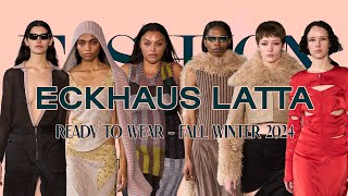 Eckhaus Latta Fall 2024  Ready To Wear [upl. by Pallaton672]