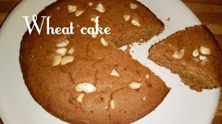 wheat cake  no oven  no butter  pressuer cooker recipes [upl. by Akemihs193]