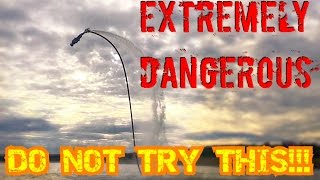 EXTREMELY DANGEROUS STUNT Do not try this Flyboard trick anywhere [upl. by Thacher941]