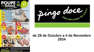 Folheto Pingo Doce PT de 29 de Outubro a 4 de Novembro 2024 [upl. by Xuaegram297]