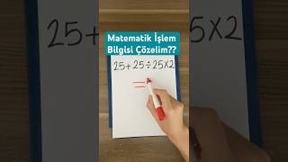 İşlem Bilgisi⁉️lgs maths matematika matematik keşfet math tyt yks keşfet shorts dgs [upl. by Simpkins]