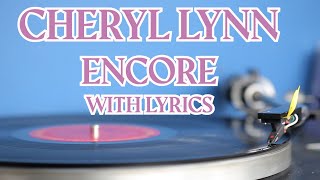 Cheryl Lynn  Encore [upl. by Rosner]