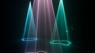 Audiovisual installation translates emotions into beams of light [upl. by Nodlehs]