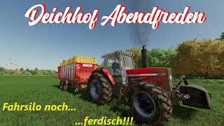 LS22 Let´s Play Deichhof Abendfreden  Fahrsilo noch  ferdiiiissssccchhhh 🤩😁👌 [upl. by Kohler]