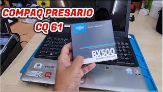 Compaq Presario CQ61 SSD Upgrade Include USB Boot In 2021 [upl. by Buckden]