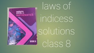 laws of indicess class 8 in Nepali vedanta excel in mathematics Hukum pd Dahalc math class 8 [upl. by Aisela676]