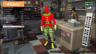 New Christmas Outfits Bodysuits  GTA V Online [upl. by Je]