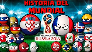 HISTORIA DEL MUNDIAL DE RUSIA 2018 COUNTRYBALL [upl. by Esor]