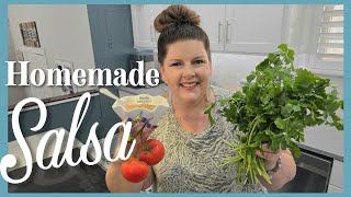 Best Homemade Salsa Recipe Ive Ever Had [upl. by Grethel]