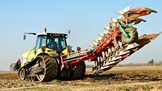 Claas Challenger 55 amp John deere 6830 on Soucy Tracks [upl. by Eleumas124]