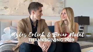 Briar Nolet amp Myles Erlick  Thanksgiving 2019 [upl. by Eetnahs48]