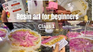 Resin art for beginners  resin art basic knowledge class 1 [upl. by Nerad]