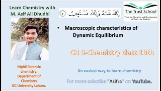 Macroscopic properties of dynamic equilibrium  Complete lecture Chemistry [upl. by Thatcher817]