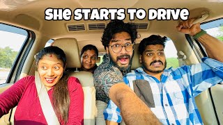 DRIVING CLASS  MRUDULA amp AMMA 🚘 [upl. by Okire]