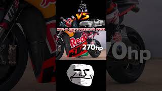 Porsche 918 Spyder Vs Redbul Moto GP Bike 😈🗿🗿shorts redbullf1 kawasaki rally [upl. by Ellenuahs26]