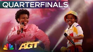 Bikos Manna Sings A BEAUTIFUL Rendition of quotClearlyquot by Grace VanderWaal  Quarterfinals  AGT 2024 [upl. by Grubman]