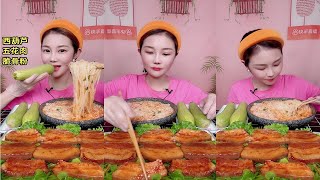 Mukbang Eating Show Challenge Feast Spectacle FeastSpectacle MukbangJourney EatingExtravaganza [upl. by Anirtap606]