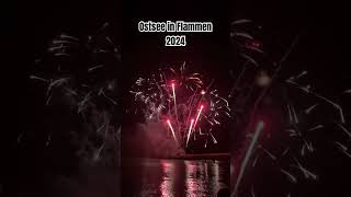 Ostsee in Flammen 2024 Grömitz shorts ostseeliebe feuerwerk miniadventures [upl. by Redliw]