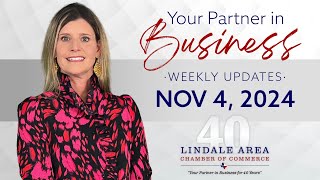 Lindale Chamber Events amp Updates  November 4 2024 [upl. by Jablon41]