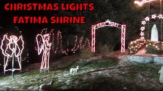 Fatima Shrine Christmas Lights  Holliston Ma [upl. by Furr]