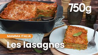 Recette des lasagnes à la bolognaise de Bologne Mamma Italia 2  750g [upl. by Naujtna]