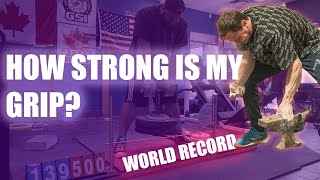 I Competed In A GRIP STRENGTH Competition [upl. by Kenton]