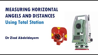 Surveying  Measuring Horizontal Angles and Distances Using Total Station or Theodolite [upl. by Shanda]