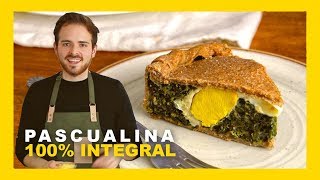 🔶 RECETA TARTA DE ACELGA Y MASA INTEGRAL PASO A PASO [upl. by Skardol]