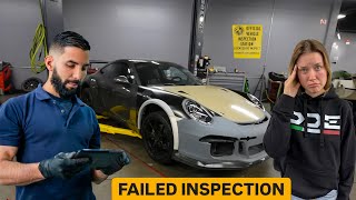 MY PORSCHE FAILS GOVERNMENT INSPECTION NOT ROAD LEGAL [upl. by Swan]