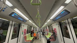 MRTravels on the Downtown Line C951 Trainset 9065 from Tampines East to Expo [upl. by Anaujahs256]