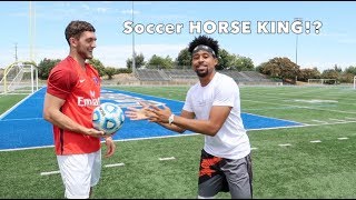 IM THE SOCCER quotHORSEquot KING Feat PRO SOCCER PLAYER [upl. by Drofhsa115]