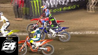 Supercross Anaheim Round 1 review  Title 24 Podcast  Motorsports on NBC [upl. by Ynaffad]