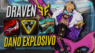 PROBAMOS LA NUEVA BUILD DE DAÑO EXPLOSIVO de DRAVEN  WILD RIFT  SEBSSGG [upl. by Tresa]