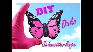 Wunderschöne Deko Schmetterlinge zum Nachbasteln [upl. by Ferneau]