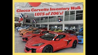 C8 Corvette Z06s at Ciocca Corvette [upl. by Ttik187]