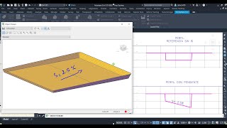 Plataforma con Pendiente en Civil 3D [upl. by Ihana15]