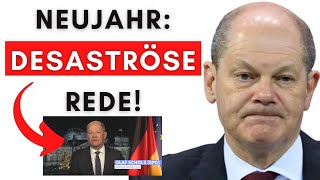 Scholz blamiert sich bei NeujahrRede komplett [upl. by Cchaddie]