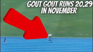 Gout gout runs 2029 at the Queensland Queensland All Schools Track and Field Championships 2024 [upl. by Theodore563]