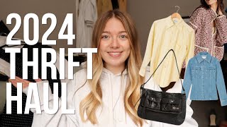 My Biggest Thrift Haul EVER [upl. by Atibat]