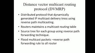 Communication Networks multicast routing protocol  MAMSE [upl. by Brandenburg]