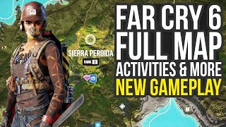 Map Size Open World Activities amp More Far Cry 6 Gameplay Far Cry 6 Map Size [upl. by Rosemarie]