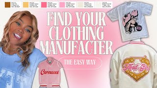 How to Find and Work With Apparel Manufacturers For Your Clothing Brand [upl. by Cordey316]