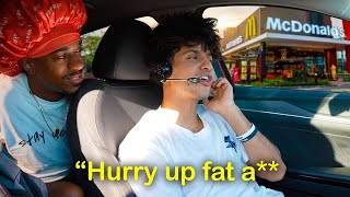 Connecting To Drive Thru Headset Prank [upl. by Adnamra]