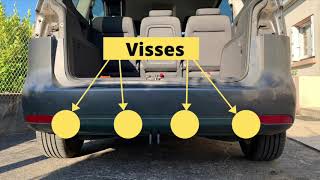 MONTER ATTELAGE FACIL pour remorque ou caravane sur Volkswagen TOURAN [upl. by Aible217]