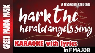 Hark the herald angels sing  Christmas Carols Karaoke with Lyrics  A Traditional Christmas [upl. by Autum374]