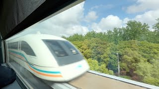 Riding the Shanghai Maglev Train  China [upl. by Ellennaj835]