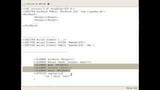 XMLTechnologien 11  DTD Zusammenfassung [upl. by Attehcnoc]