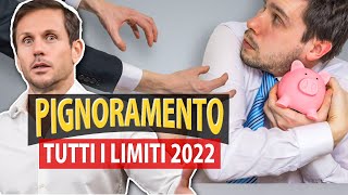 LIMITI PIGNORAMENTO 2022  Avv Angelo Greco [upl. by Berkeley894]