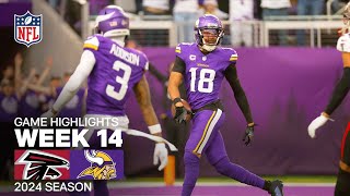 Atlanta Falcons vs Minnesota Vikings  2024 Week 14 Game Highlights [upl. by Ayor]