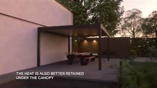 B250 XL outdoor living pergola  Brustor product video [upl. by Sayer]